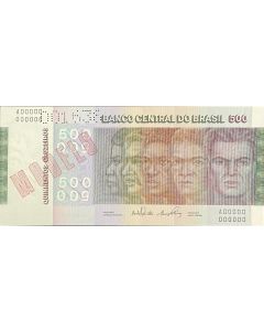 500 CRUZEIROS 2 CHANCELAS MODELO-FE -C148m 