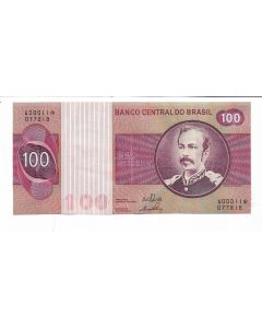 100 CRUZEIROS REPOSIÇÃO DUAS CHANCELAS-FE-C145a