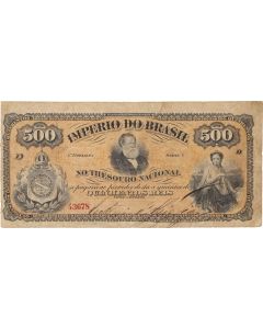 500 RÉIS AUTOGRAFADA -S -R008*