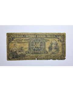 500 RÉIS - DUAS CHANCELAS -BC-R072b