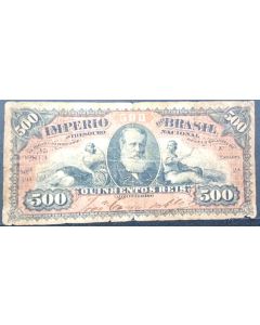 500 RÉIS AUTOGRAFADA - MBC-R009a