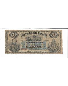 1 MIL RÉIS  AUTOGRAFADA -MBC- R014*