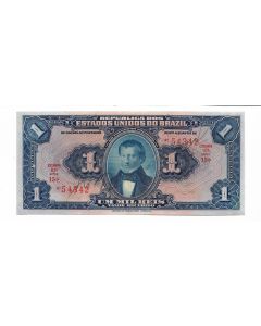 1 MIL RÉIS-AUTOGRAFADA - FE -R077*