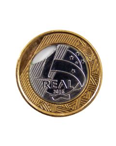 1 REAL -NUCLEO CORTADO EM MEIA LUA - JOGOS OLIMPÍCOS -RIO-BOXE 