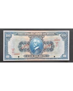 100 MIL RÉIS BRASIL COM Z -SPECIMEN -FE-R141as