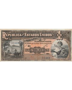 1 MIL RÉIS AUTOGRAFADA -FE-R076*