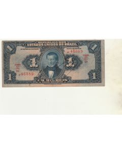 1 MIL RÉIS-AUTOGRAFADA - S -R077*