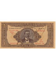 1 MIL RÉIS-AUTOGRAFADA- FE- R080*